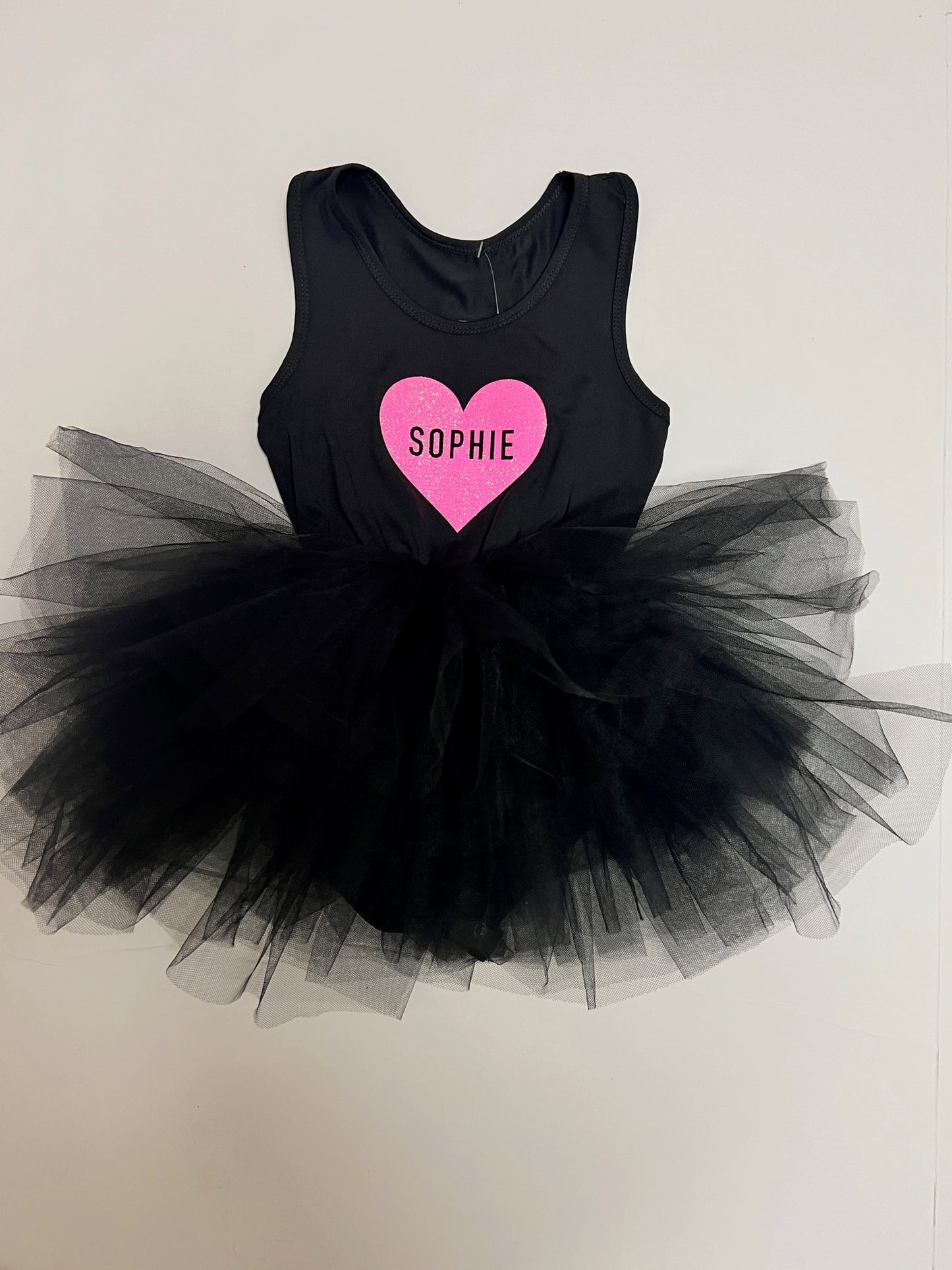 Miley Personalized Heart Tutu Dress