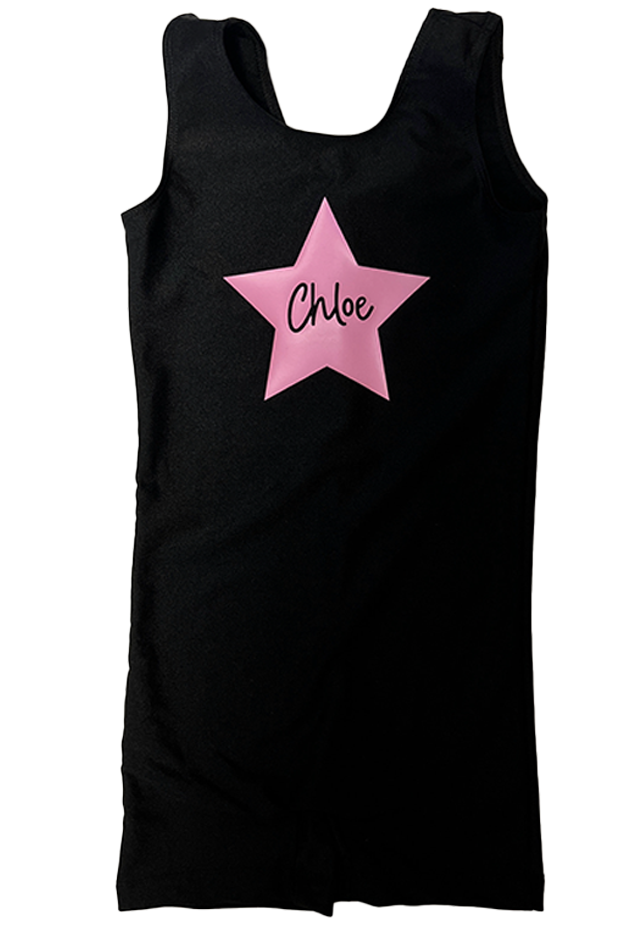 Zoey Personalized Star Leotard