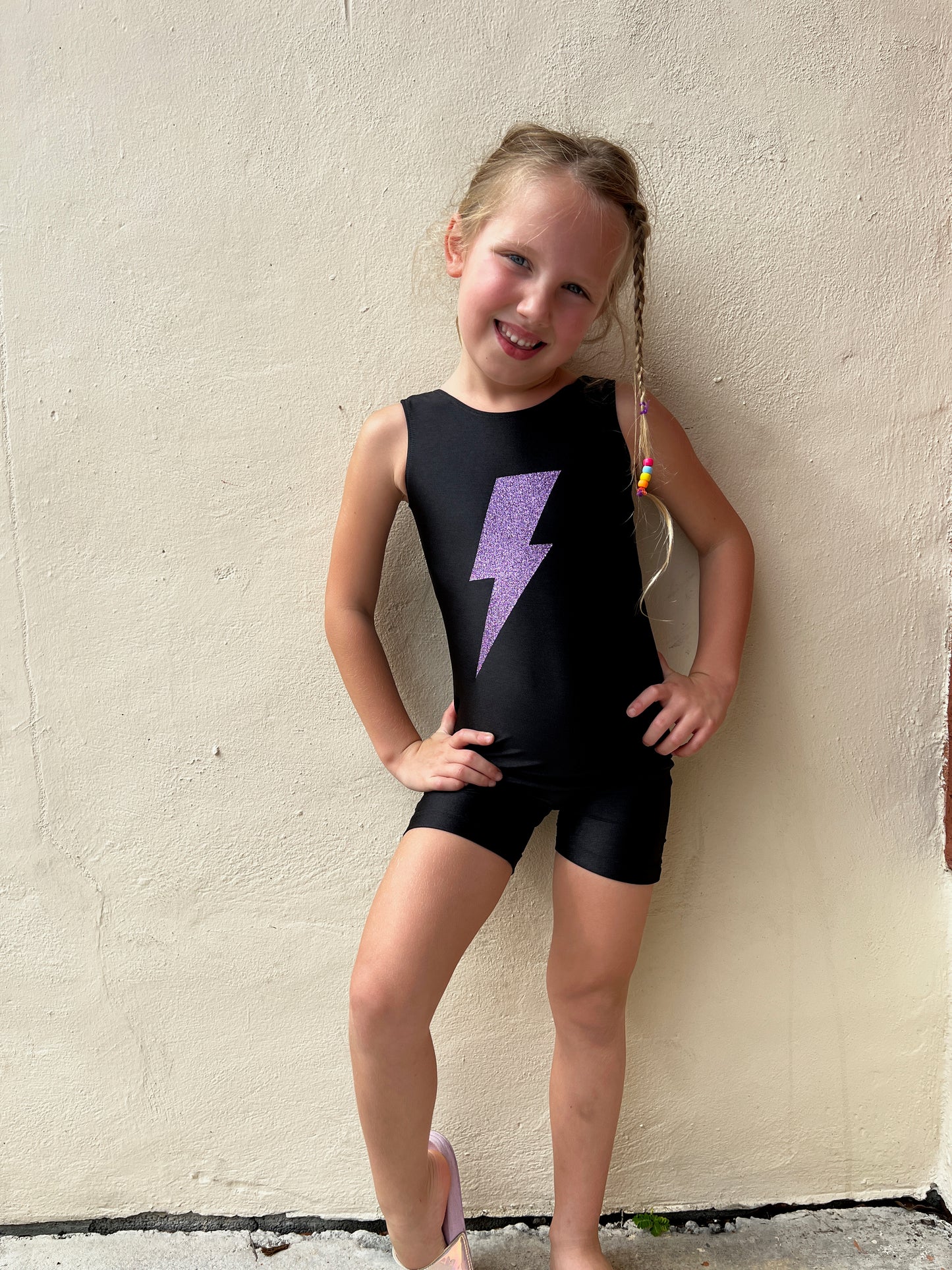 Lightning Bolt Gymnastics Leotard